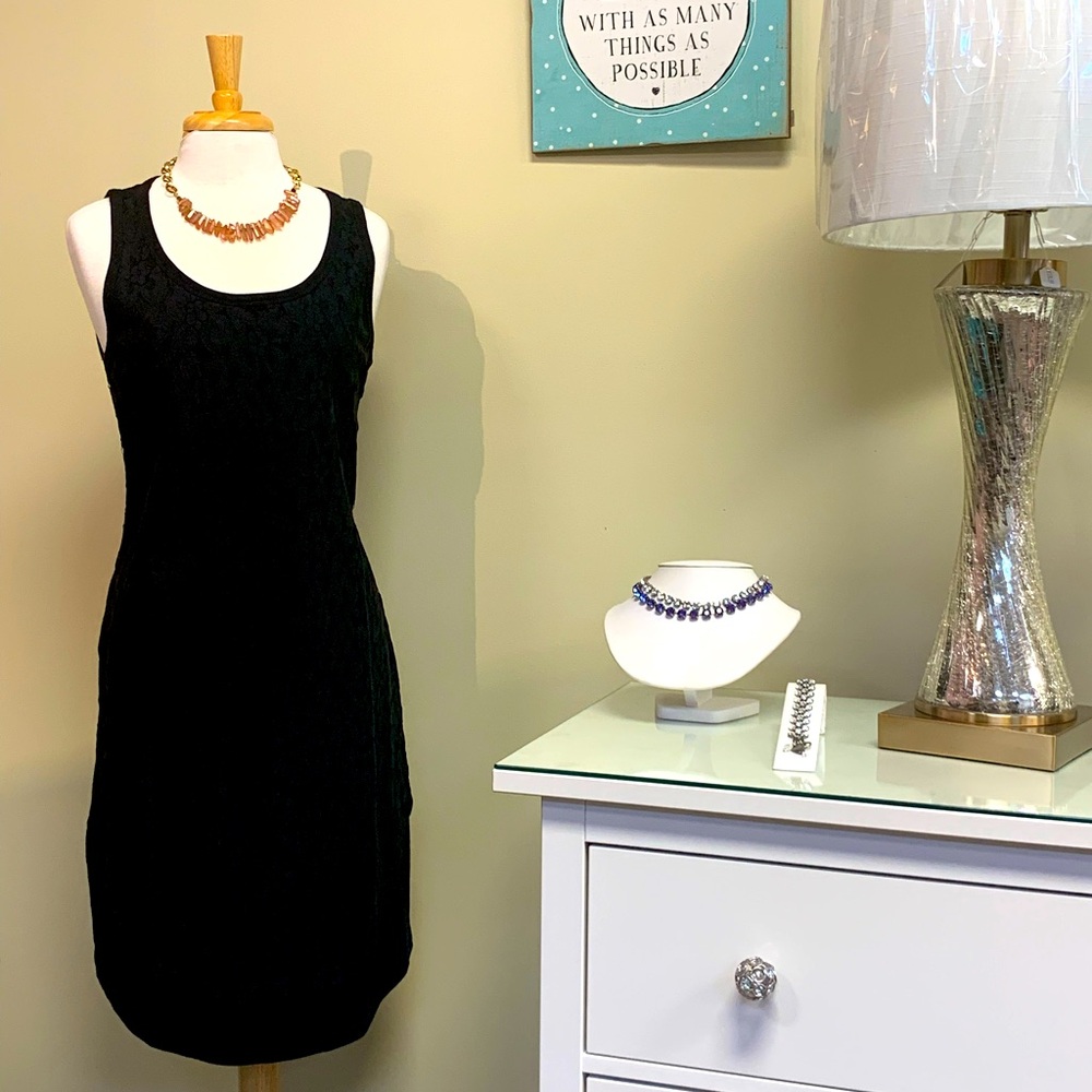 Tribal Black Sleeveless Dress